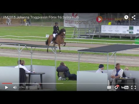 VM2015 Johanna Tryggvason Fönix frá Syóra-Holti