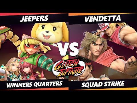 Glitch Infinite Winners Quarters - Jeepers Vs. Vendetta - SSBU Ultimate Tournament
