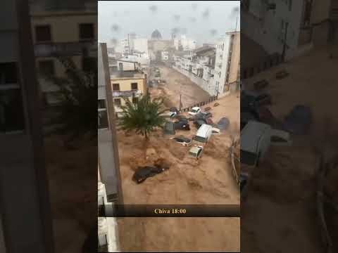 Cheste y Chiva a las 18:00 del 29 octubre 2024 (DANA)