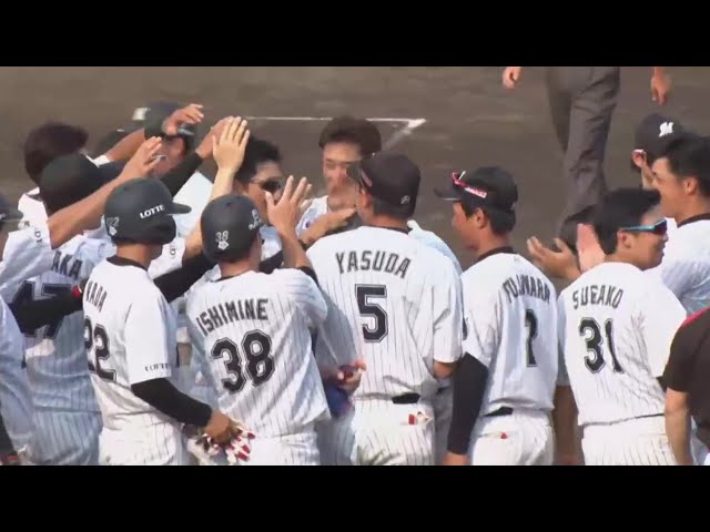 【ファーム】マリーンズ・茶谷 最終回に値千金のサヨナラ打!! 2019/7/31 M-G(ファーム)