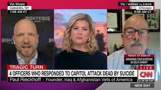 CNN - NEW DAY WITH JOHN BERMAN AND BRIANNA KEILAR - 1/6 FALLOUT - FOURTH DC POLICE OFFICER SUICIDE