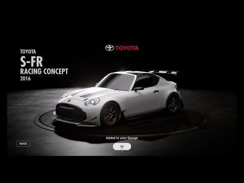 Gran Turismo Sport - Daily Workout Gift Car #13: Toyota S-FR Racing Concept '16