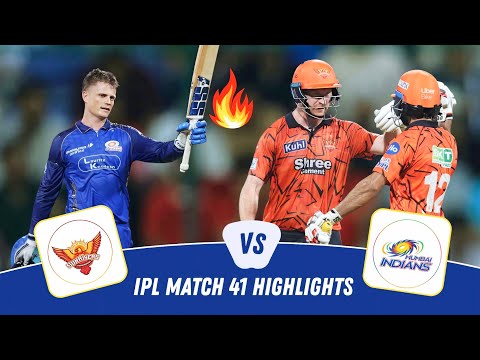 Mumbai Indians vs Sunrisers Hyderabad | Ipl Match 41 Full Highlights 2026 | MI vs SRH