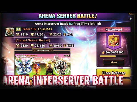 Arena Interserver Battle Server Asia VS Server China