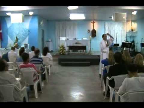 SANTA  MISSA COM PADRE  SÉRGIO  LUIS  DA  COSTA ,  10 / 05 / 2013  PARTE 1/3