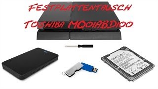 PS4 Festplatten Tausch Toshiba MQ01ABD100
