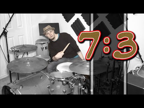 7:3 Polyrhythm on DRUMS!