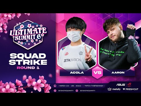 あcola vs Aaron - Squad Strike Round 1 - Smash Ultimate Summit 6