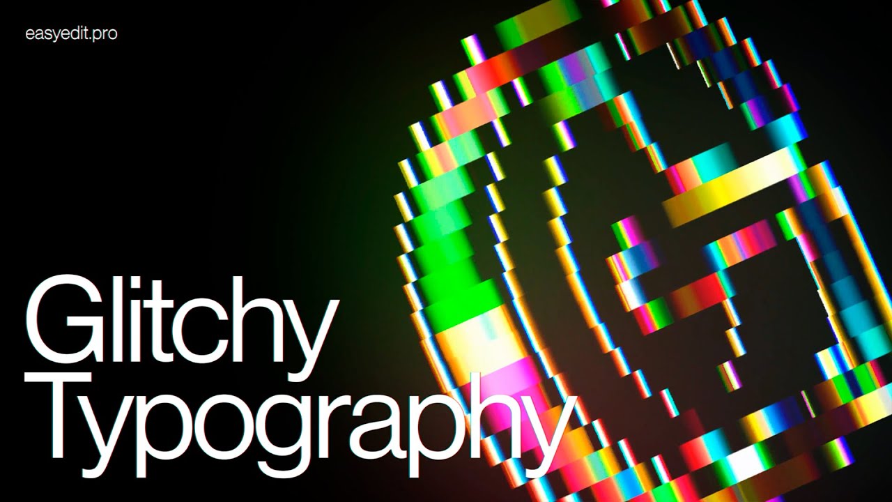 Glitchy Text Animation Tutorial | Glitch Effect in After Effects