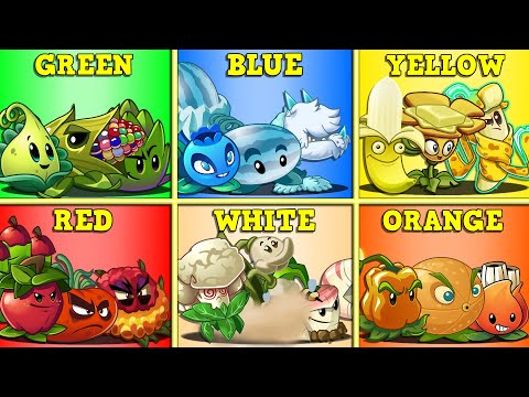 Random 6 Team Plants Battlez - Which Team Will Win? - PvZ 2 Team Plant vs Team Plant