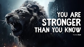 This song will STRENGTHEN your FAITH in YOURSELF! (Official Lyric Video - STRONGER THAN YOU KNOW)