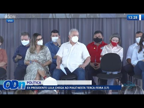 Ex Presidente Lula chega ao PiauiÌ nesta Terça 17 08 2021