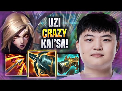UZI IS SO CRAZY WITH KAI'SA! - BLG Uzi Plays Kai'sa ADC vs Varus! | Season 2022