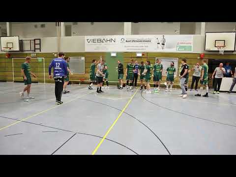 Bierdusche HC Gelpe/Strombach beim Handball-Kreispokal Endspiel 2022