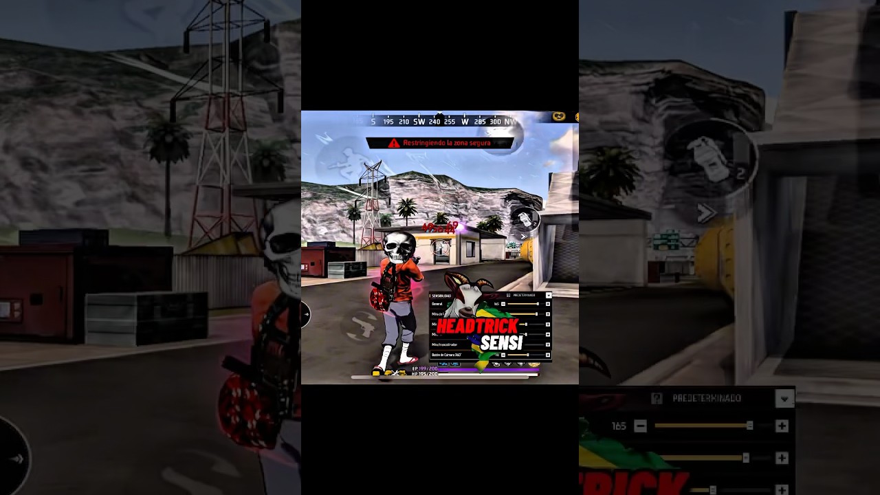 Mejor Sensibilidad para dar todo rojo 👹🇧🇷 #aimbotpotente #movement