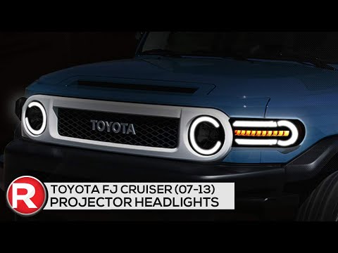 DIY Install: DNA Projector Headlights Toyota FJ Cruiser (07-13) Sequential w/ LED Bar & Black/Smoked