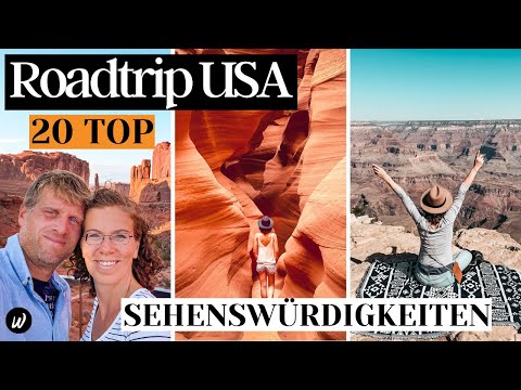 SÜDWESTEN USA - 20 TOP SEHENSWÜRDIGKEITEN  | Roadtrip Nationalparks Amerika | Reisetipps