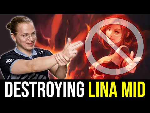 TOPSON always pick this HERO against LINA in Mid Lane DOTA 2