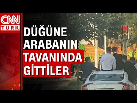 Kartal'da tehlikeli düğün yolculuğu
