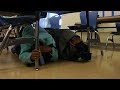 Earthquake Drill - Harvie Elementary School