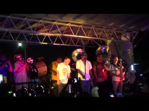 Rebirth Brass Band "Let's Go Get 'Em" Jam at Trumpet Black's Wake in Treme