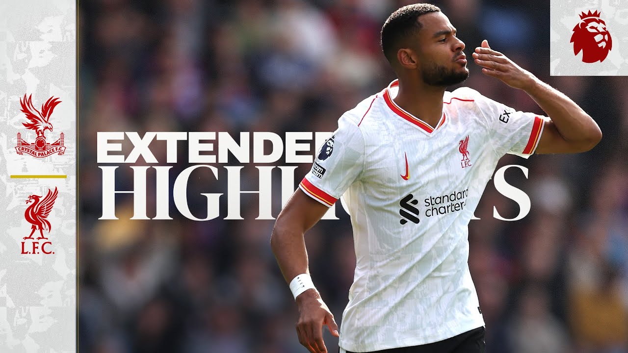 Extended Highlights: Crystal Palace 0-1 Liverpool | Gakpo sets up a Jota winner