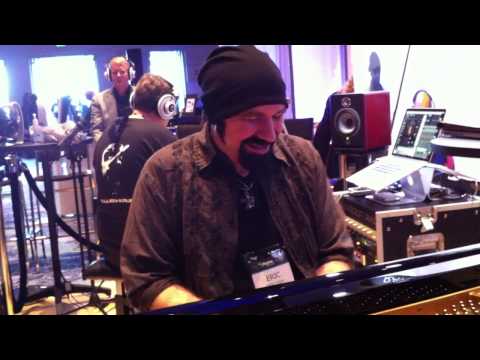 NAMM 2014 Eric Levy at Ravenscroft pianos for Keyboard Magazine