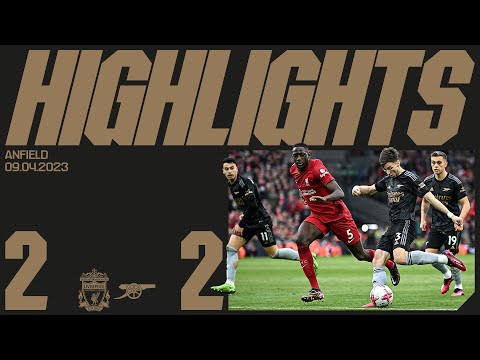 HIGHLIGHTS | Liverpool v Arsenal (2-2) | Martinelli and Jesus