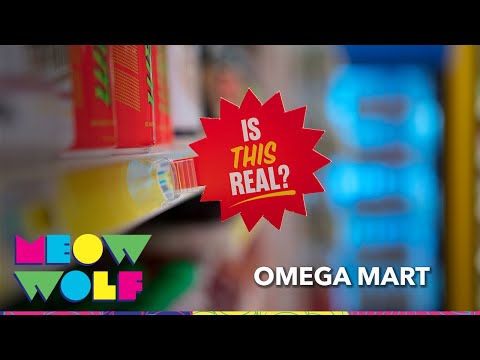 Omega Mart - Art behind the Mart I Meow Wolf