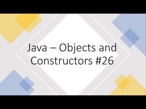 Java Objects And Constructors 26