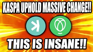 Kaspa Brand New Uphold Integration, This Is A Game Changer! (MUST WATCH NOW)