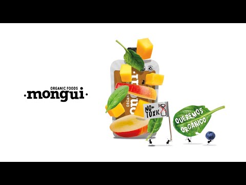 thumbnail video image 2 of MONGUI Energy Mix Papillas Orgánicas 8pack c/ 4recetas, 2 of 5