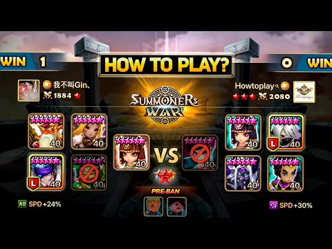 HOWTOPLAY vs GIN. SWC2022 China Qualification (BO5) in Summoners War