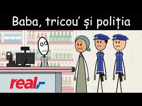 LA SUPERMARKET: Baba Nebună Și Poliția