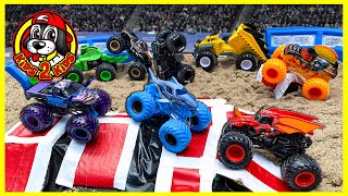 Monster Jam FREESTYLE Show - TOY TRUCKS OF ALL SIZES Hour Compilation (Lucas Oil Stadium HIGHLIGHTS)