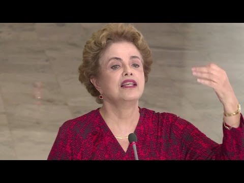Protesto em frente ao Palácio do Planalto