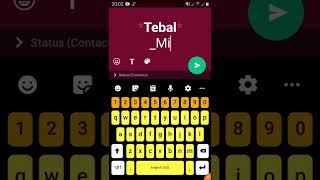 Download lagu Tulisan Di Whatsapp Tebal Miring Garis #Shorts mp3