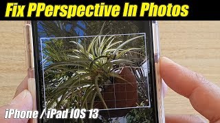 How To Fix Perspective In Photos on iPhone 11 Pro | IOS 13