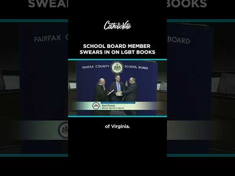 School Board Member Swears in on LGBT Books