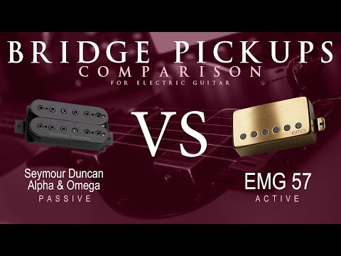 Seymour Duncan ALPHA & OMEGA vs EMG 57 - Bridge Pickup Guitar Tone Comparison Demo