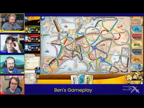 Ticket to Ride: Europe || Crossing the Streams