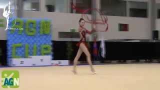 preview picture of video 'Aleksandra Esakova - Ivanovo (RUS) - Fita (Ribbon) - Junior - AGN Cup 2014'