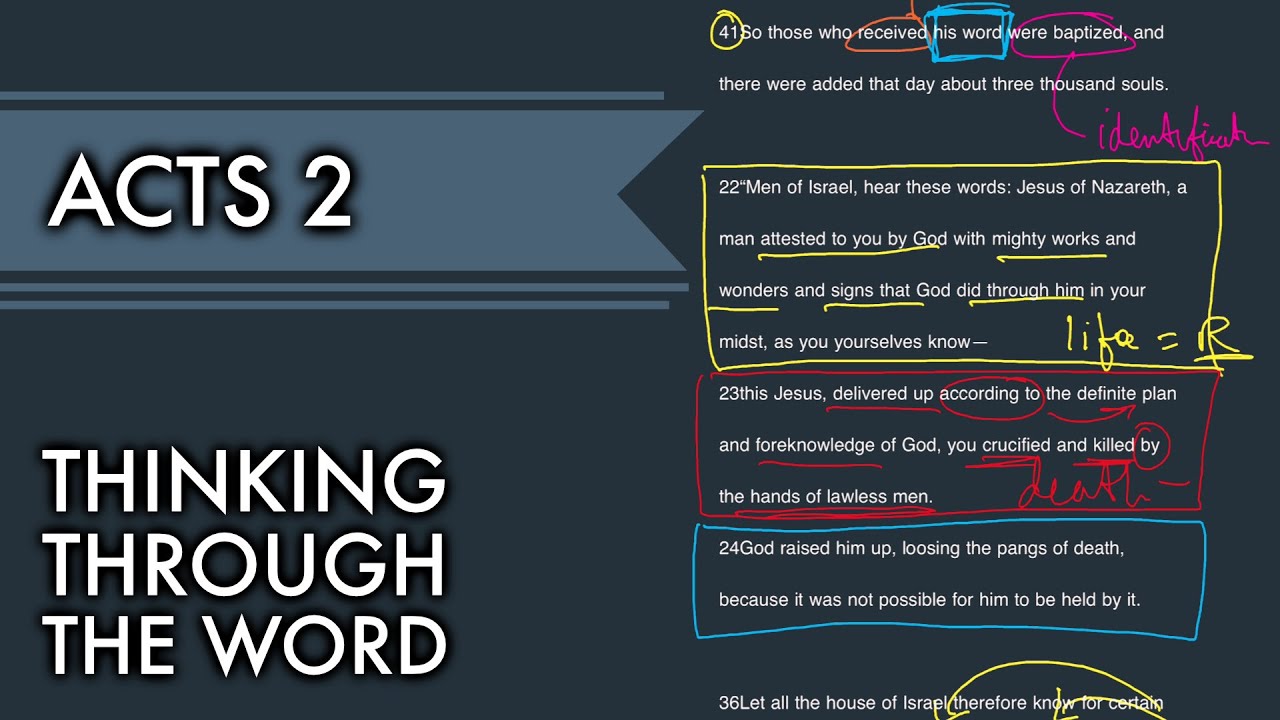 Acts 2:22-41 — Thinking Through The Word — Grace Bible Church
