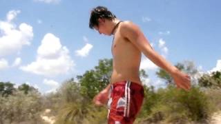 preview picture of video 'Gage bustin a double front flip 6-24-08 At Uvalde TX blue hole'
