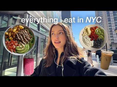 忙碌紐約客的我的餐點日記！健康又簡單的美味餐點 (what i eat as a busy girl living in nyc | healthy & easy meals)