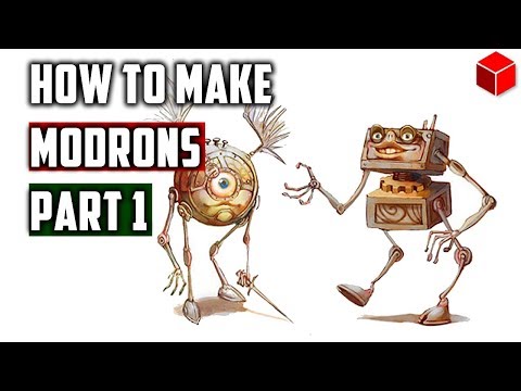 How To Make Modrons for D&D - Part 1 - Monodrones and Duodrones