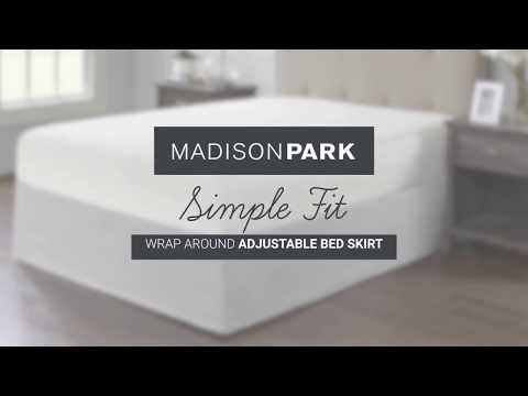 Simple Fit Wrap Around Adjustable Bedskirt