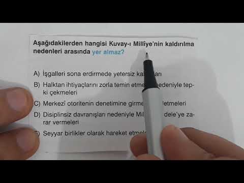 KPSS - Tarih Denememiz / Yeni Sorular - Ali Hoca