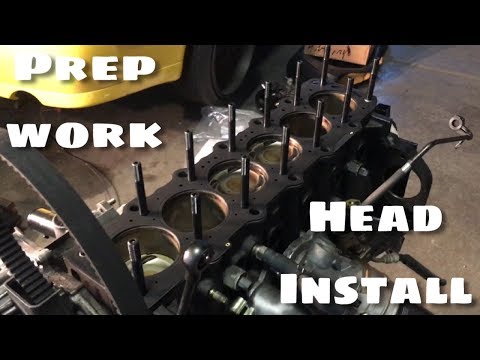 2jzgte IS300 || Block Prep & Head Install