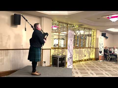 Callum Beaumont at the MacKenzie Caledonian Pipe Band Recital